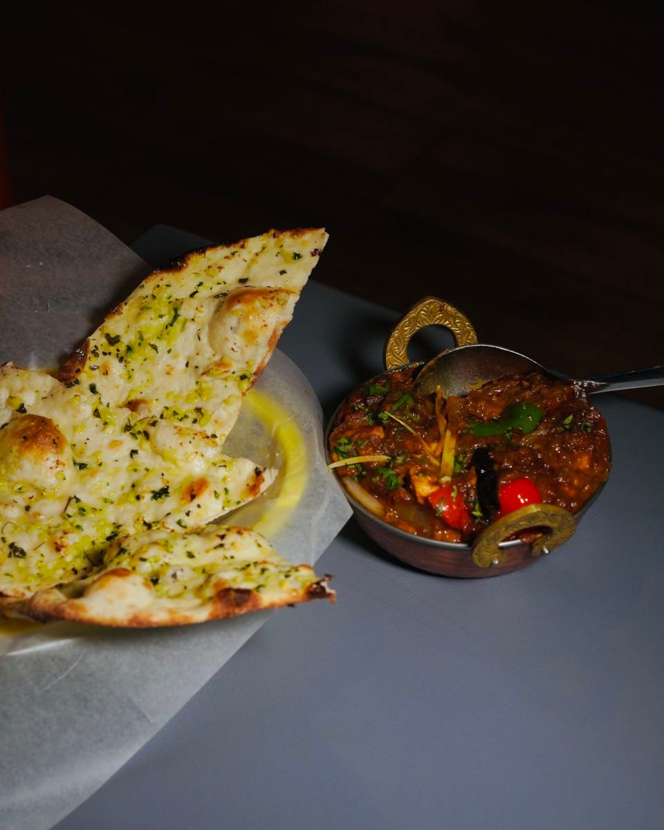Indian catering spread from House of Biryani and Kebabs